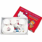 震撼日式精品百貨 【震撼精品百貨】凱蒂貓_Hello Kitty~日本SANRIO三麗鷗 KITTY OSK寶寶7件套裝組禮盒*86743