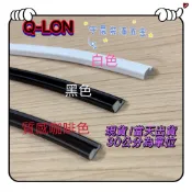 【宇晨裝潢五金 現貨】 Q-LON歐洲進口 崁入式氣密條 防塵防風防蟲隔音 防塵 白色 咖啡色 黑色（一尺30公分計價）