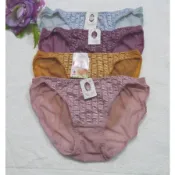 曼黛瑪璉（曼黛瑪蓮）~蕾絲內褲【F0223-1】~M,L~粉紅,藍,橘,紫紅~網紗褲