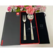 ～薰之物～🇩🇪 德國 雙人牌 二件式 304不銹鋼 環保餐具 2入組 餐具組 不銹鋼筷 不銹鋼 餐具 環保餐具 湯匙