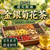 【聖方堂】退火茶 降火 亮晶茶 菊花茶 茶包 茶葉 學生必備 枸杞 決明子 菊花 黑芝麻上班族必備