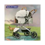 (店+)【Bello】L11鋁合金管 可分離式中型犬寵物推車 (適合中型犬 柯基法鬥柴犬/雙減震設計)