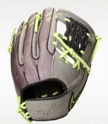 美國進口 NIKE Vapor Elite 頂級 棒壘球 野手手套 內野工字球擋 11.5“ 科技灰/螢光