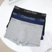 (店+)【CALVIN KLEIN】現貨 Calvin Klein 四角褲 全黑 灰色 藍色 三件組 莫代爾 棉 NB3187-900
