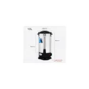 (店+)美萊特商用不銹鋼開水桶電熱開水器奶茶保溫桶10l雙層可調溫控