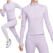 Nike AS W NK SWIFT DF FZ MDLYR 女款 紫色 速乾 立領 跑步 外套 IB1999-511