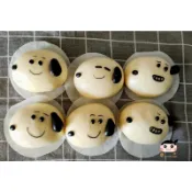 【饅饅來】造型饅頭#收涎#生日饅頭#史努比