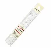 小青蛙透明洞洞直尺 82130 (15cm)1入 【小三美日】DS012910