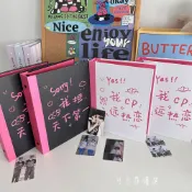 (❁´◡`❁)【台灣發貨】Sorry！我擔天下第一 A5卡冊 3寸四格卡冊 簡約 小卡收納冊 愛豆 小卡 活頁冊 拍立得