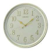 大高雄鐘錶城 seiko SK037 精工鐘 (QXA798W) 立體數字滑動式秒針靜音掛鐘 34cm｜樂天領券現折★全館特惠中★指定刷卡回饋10%
