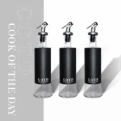 【COTD官網】品牌玻璃油瓶三入組/調味瓶/調味罐/醬油瓶/醬油罐/玻璃油壺/玻璃油瓶/油醋瓶