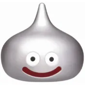 勇者鬥惡龍 DQ Dragon Quest 軟膠 日本帶回 正版 史萊姆 金屬史萊姆 銀色 015 高約7公分 共1隻