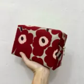 芬蘭Marimekko 專櫃正品布 手作化妝包日本mini unikko限定布  玉米拉