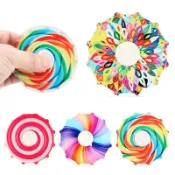 New Trend Candy Rainbow Fidget Hand Spinner Stress Relief To