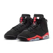 (店+)【NIKE 耐吉】Air Jordan 6 Retro 大魔王 黑紅 GS 氣墊 緩震 大童鞋 IQ1275-001