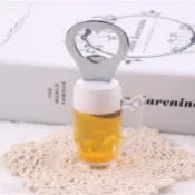 [台灣現貨] 開瓶器 開酒器 馬丁尼酒杯模型磁鐵 冰箱貼.吸鐵.磁鐵.青島啤酒.台灣啤酒.開罐器