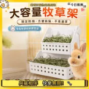 【喵喵汪甄選】🐱大容量牧草架 兔子草架 兔子草盆 兔子牧草架 兔草架 牧草架 大草架 兔子草盆  飼料盒 草盒 天竺鼠