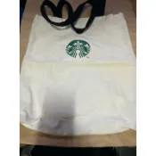 星巴克 Starbucks 帆布袋 環保袋 質感 厚