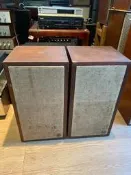 美國AR-4x古董音箱一對 復古經典音響 書架喇叭 布藝網罩 老式揚聲器 珍藏絕版 音色溫潤 居家客廳視聽