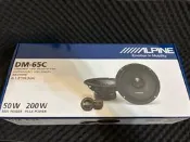阿爾派ALPINE 正品最新款 DM-65C分音喇叭 六吋半 6.5吋非先鋒 jvc sony jbl more