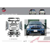 KP擎利國際 大包改裝 2006-2013 Mini Cooper R56 改 JCW 保桿 包圍 副廠包