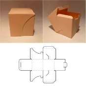 立方體盒子模板, 郵筒, 郵箱, 禮品盒, 運輸箱, Cricut, PDF