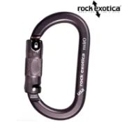 台北山水戶外用品專門店 Rock Exotica rockO Autolock Black O型鉤環/自動鎖O型環/勾環/登山扣環 C3 A