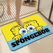 【SpongBob 海綿寶寶】正版授權可愛印花吸水地墊單條含運-派大星