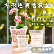 發票現貨～方形透氣盆(多尺寸) 網盆氣 根植物栽培 蘭花 蕨類 水耕盆 高度透水 透氣 透氣盆 控根盆 塑膠花盆