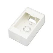 【朝日電工】雅白大型接地雙連暗插座組+塑膠開關明盒一連(插座+明盒)