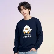 【秋冬新品】Duck大可不必 中性 純棉大學T 226
