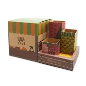 Stationery-Sweet Fruit 風和日麗冰果室文青筆筒組 | 文具 便條
