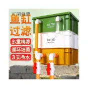 (店+)[廠家直銷 可開發票]魚池箱 烏龜飼養箱 水產養殖箱 魚缸過濾週轉箱魚池外置滴流式過濾盒循環增氧設備兩層三層循環箱