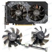 ASUS華碩RTX2060 GTX1660ti 1660 1650 TUF顯卡散熱風扇T128015BU【皇運電腦】
