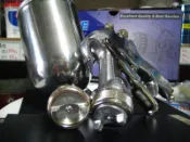【振通油漆】502i 雙噴帽 汽車烤漆專業噴槍  霧化均勻1.4孔徑   8孔 10孔噴帽替換