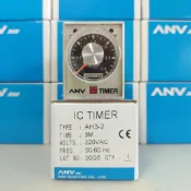 台灣製造_士研電機_ANV_限時繼電器_定時器_計時器_AH3-2_220V_3分鐘_3M