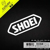客製化【SHOEI 造型字樣 車貼】防水貼紙可貼於安全帽或重機車及GOGORO車殼上 增加裝飾 AGV ARAI X11