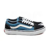VANS 男女鞋 經典帆布鞋 OLD SKOOL DX 休閒鞋 麂皮 滑板鞋 藍黑色 V2C1105005