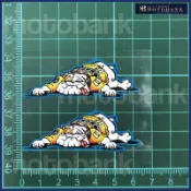 [MOTOBANK] 沙皮狗 二入 防水 機車貼紙 車身貼 F00598