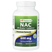 【iHerb】Best Naturals, N-乙醯半胱氨酸（NAC），600 毫克，120 粒膠囊