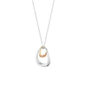 【Georg Jensen 喬治傑生】OFFSPRING 項鍊 (純銀 18K玫瑰金)