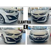 小亞車燈改裝＊全新 空力套件 現代 ELANTRA 2015 2016年 EX 撼動版 前下巴 含烤漆