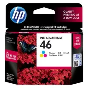 COMDEX印表機專賣店 【領券滿額折200】 HP 46 原廠彩色墨水匣(CZ638AA) for DJ UIA 2020/2029/2520/2529