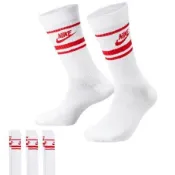 Nike 襪子 中筒襪  男  女  條紋 3入組  舒適 透氣 好穿  Dri-FIT    紅白 DX5089102
