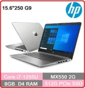 賣電腦 HP 250 G9 79C63PA 15.6吋SSD筆電 250 G9/15.6FHD/i7-1255U/8G*1/512G SSD/W11P/333