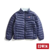 EDWIN 女款 超輕量雙面穿羽絨外套(丈青色)