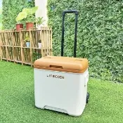 【LIFECODE】急凍屋-拉桿式30L保冰桶-附2個冰磚-2色可選