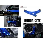 小亞車燈改裝＊全新 HONDA CITY 2014-2019 專用 Hardrace 前下 強化 三角架 三角台