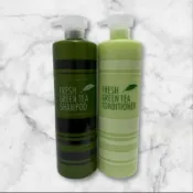 苗髮舖-芝彩放輕鬆綠茶洗髮精/護髮素1000ml