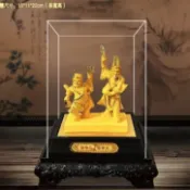 💯台灣出貨💯絨沙金降龍羅漢 三太子 齊天大聖玄天上帝福德正神城隍爺廣澤尊王拿都 土地公七爺八爺黑白無常陳欽差黃太尉擺